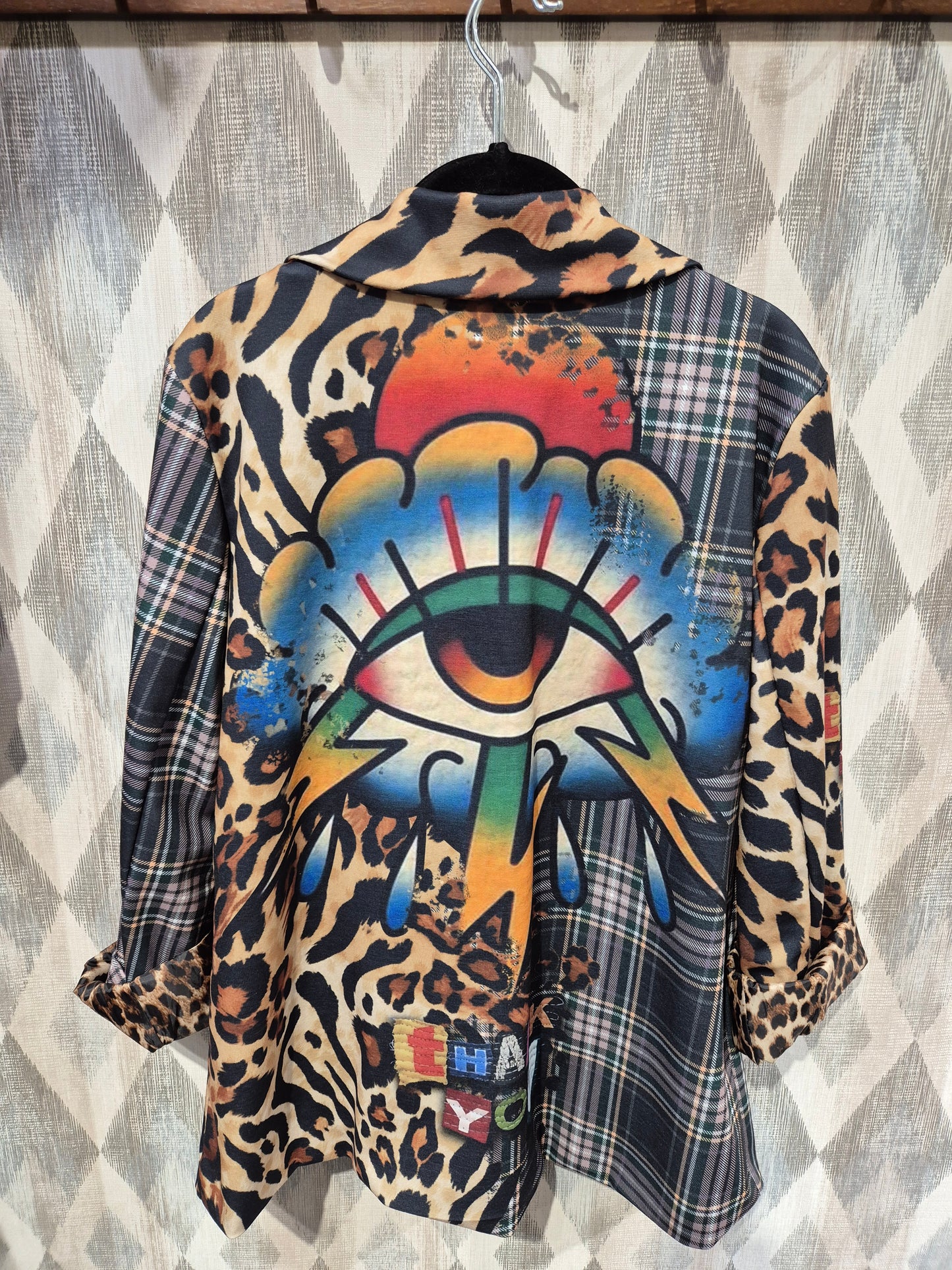 Blazer estampada