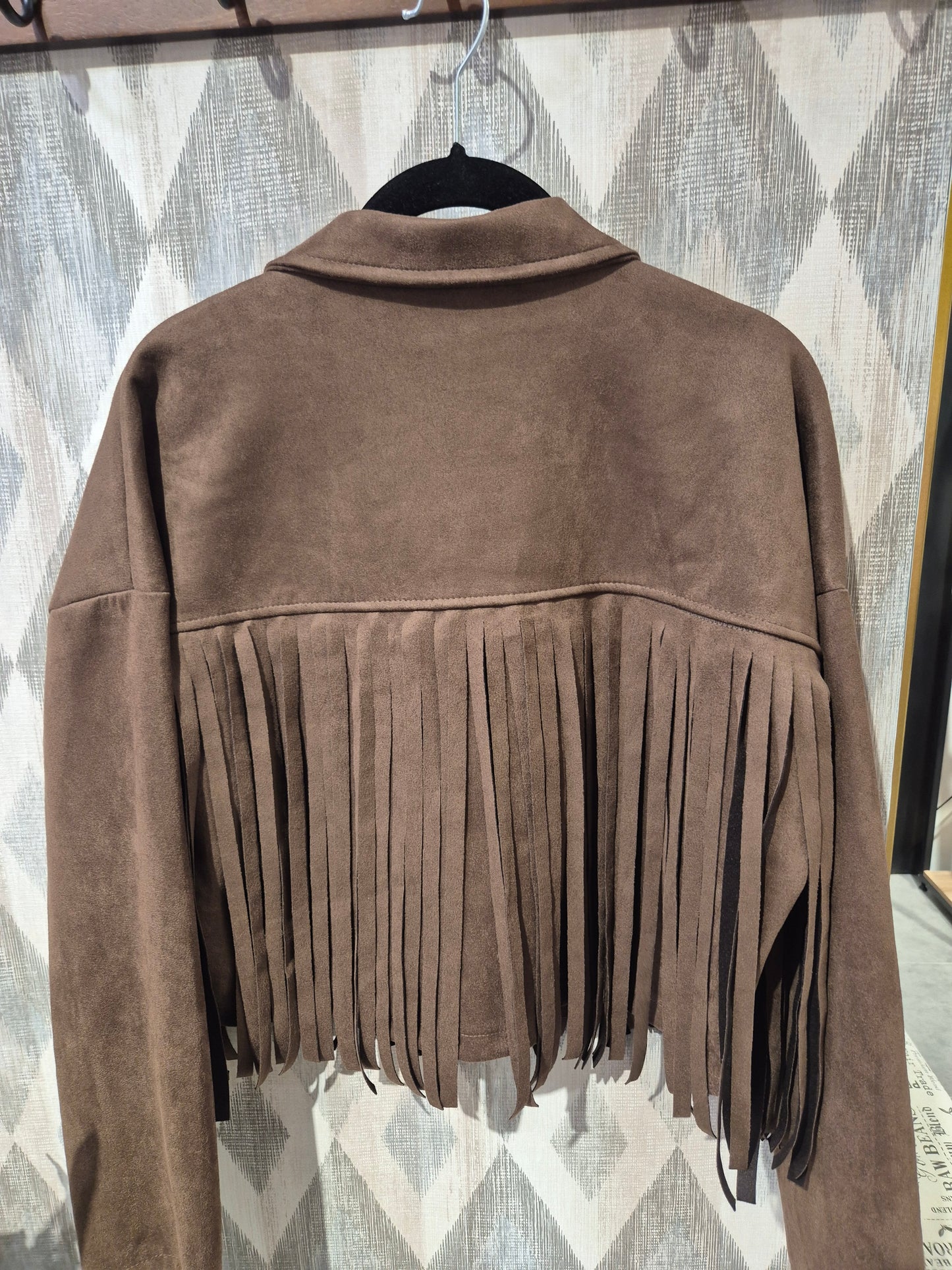 Chaqueta flecos