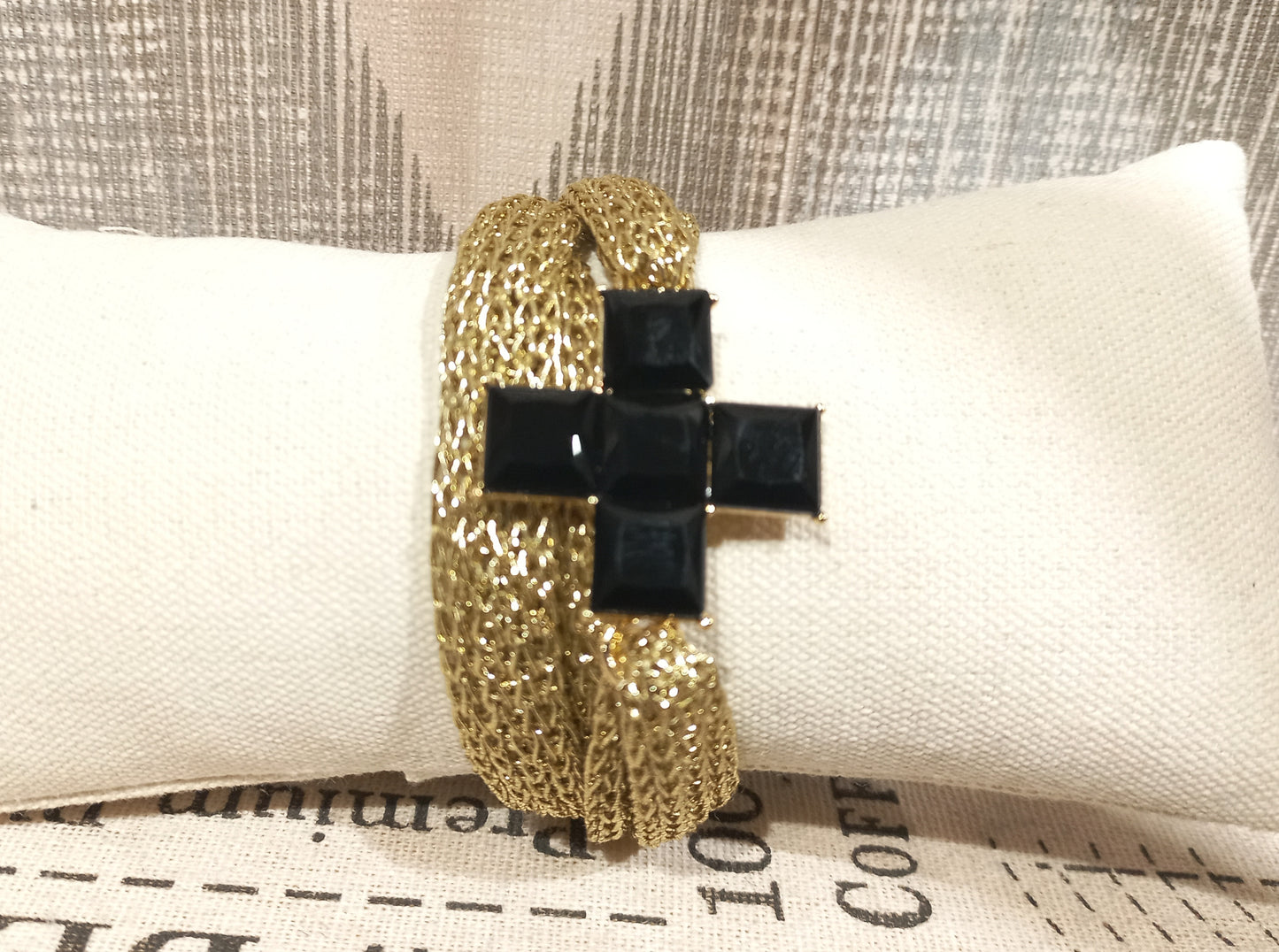 Pulsera acero Cruz