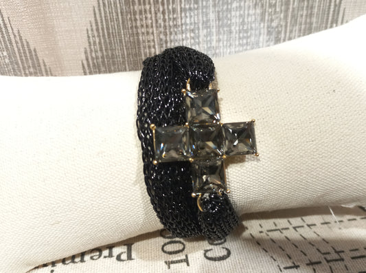 Pulsera acero Cruz