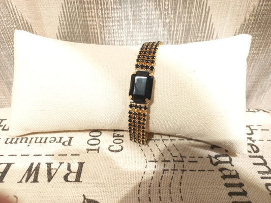 Pulsera acero Negro