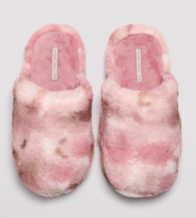 Pantuflas hogar mujer rosa