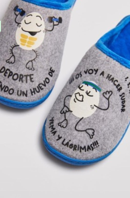 Pantuflas hogar hombre