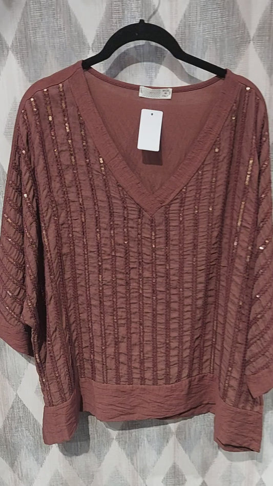 Blusa lentejuelas