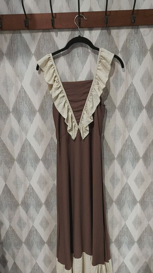 Vestido volantes