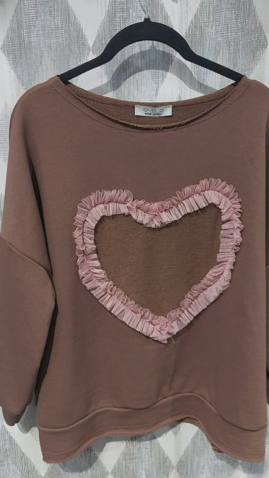 Sudadera corazón