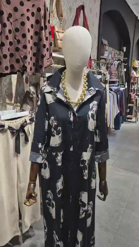 Vestido calaveras