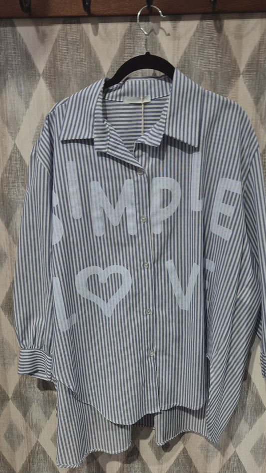 Camisa oversize