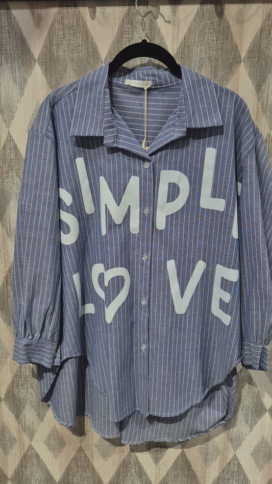 Camisa oversize