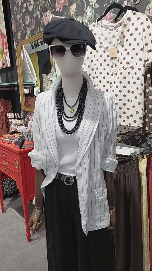 Blazer de rayas