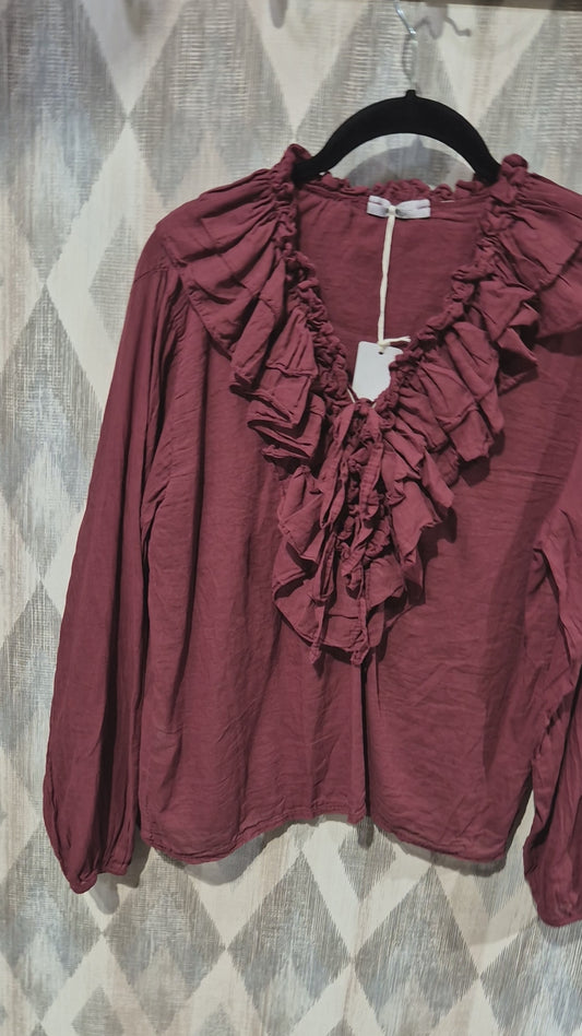 Blusa volantes