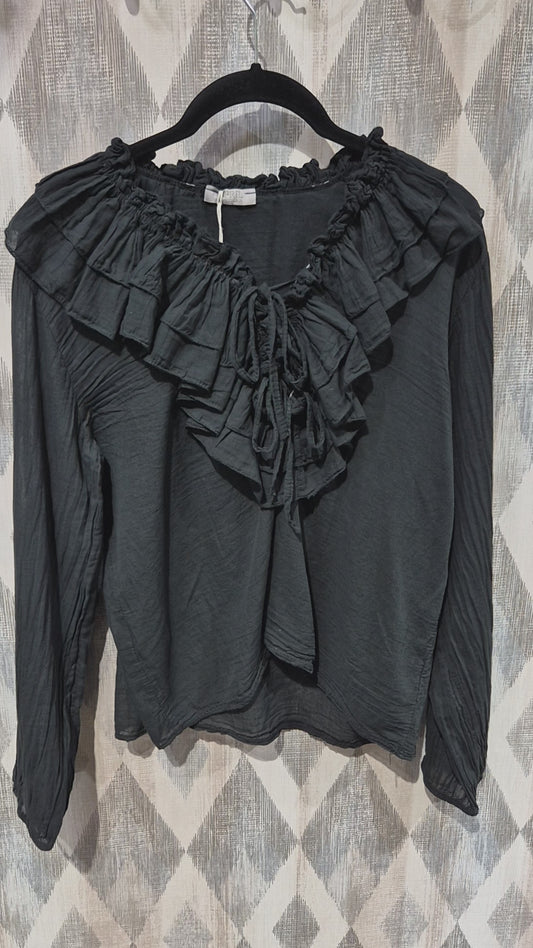Blusa volantes