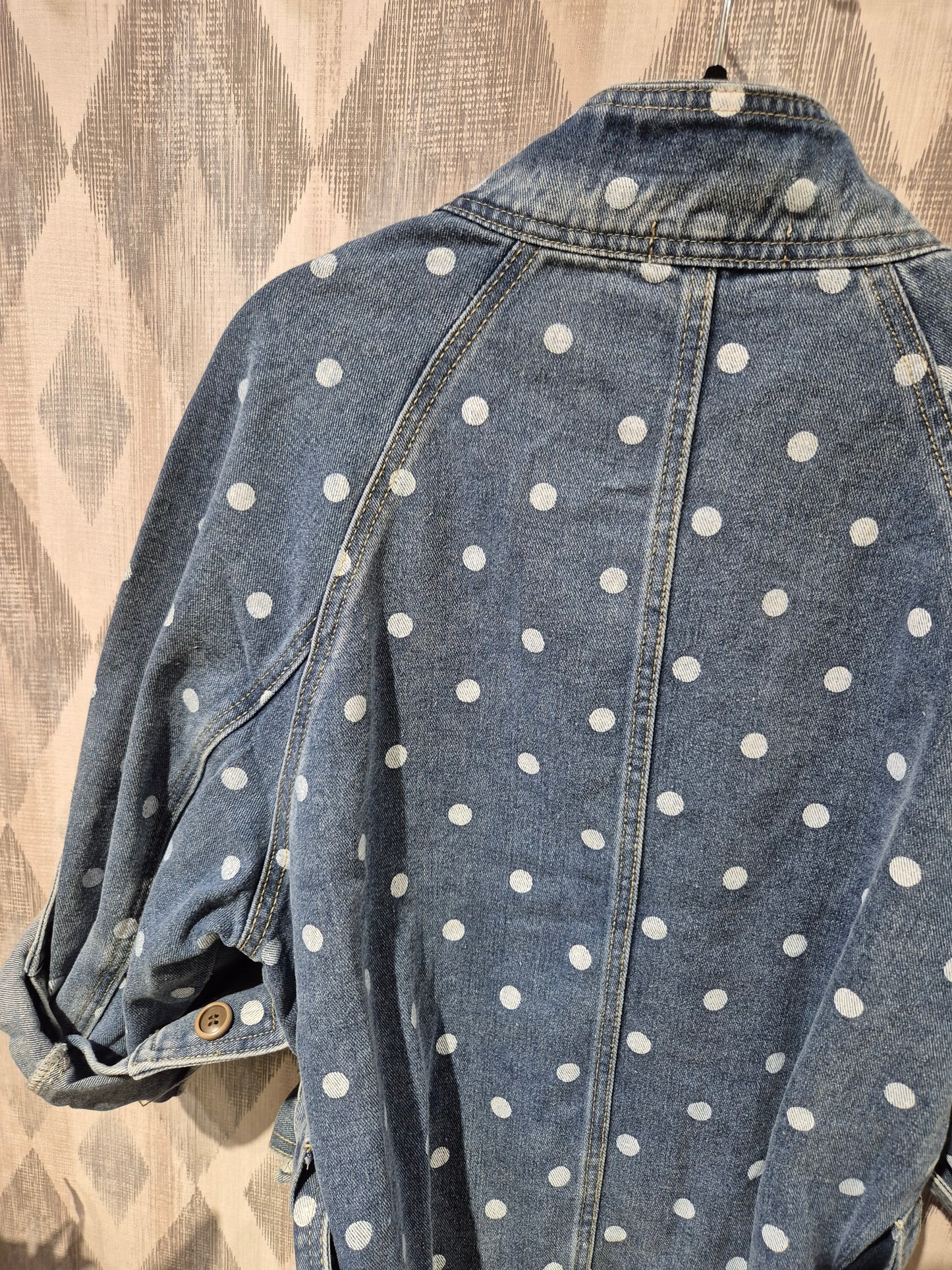Chaqueta vaquera lunares