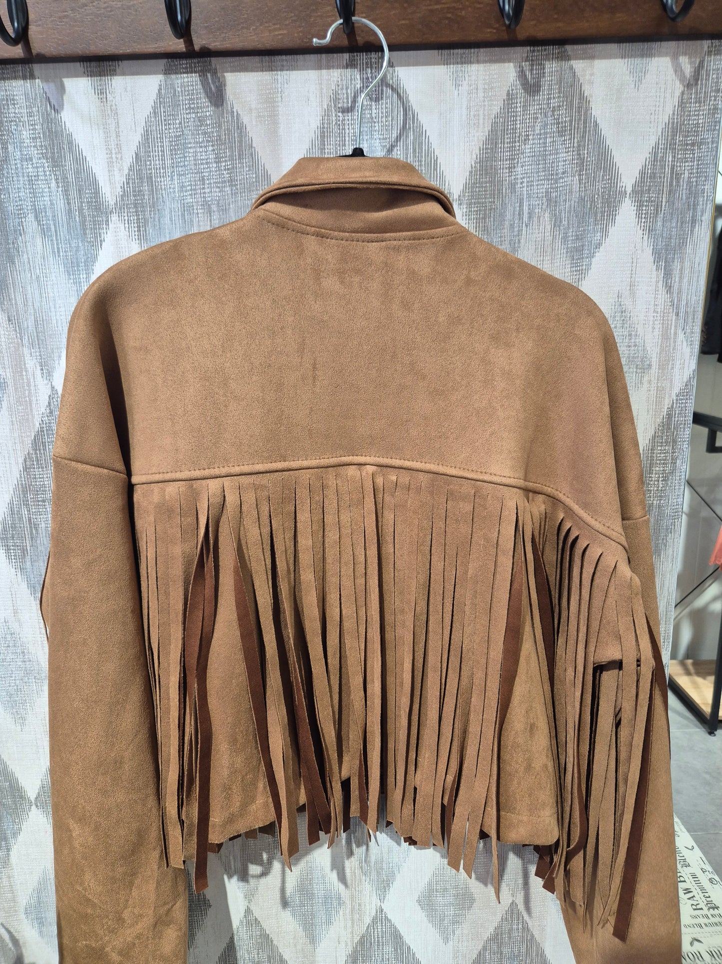 Chaqueta flecos