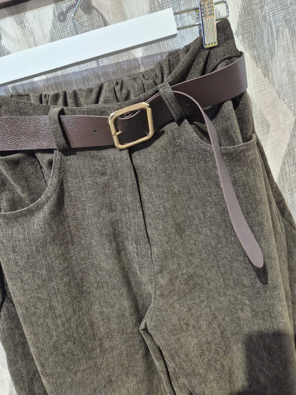 Pantalón paperbag