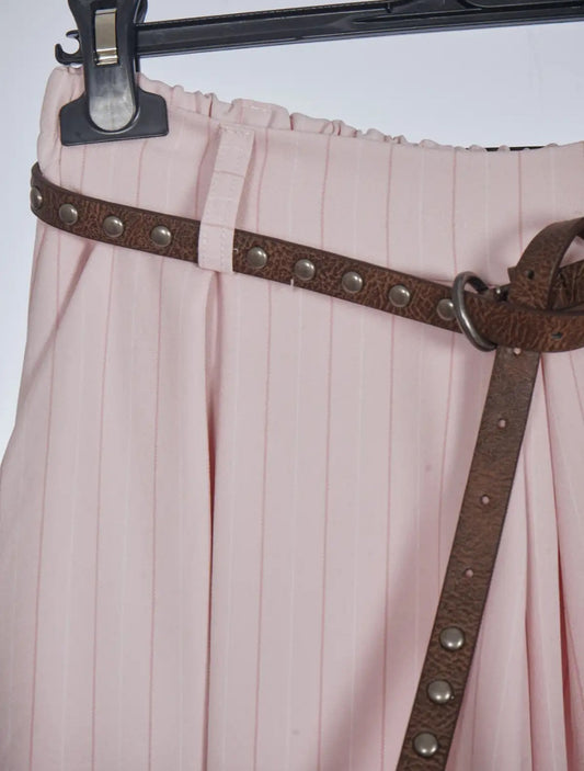 Pantalón rayas rosa