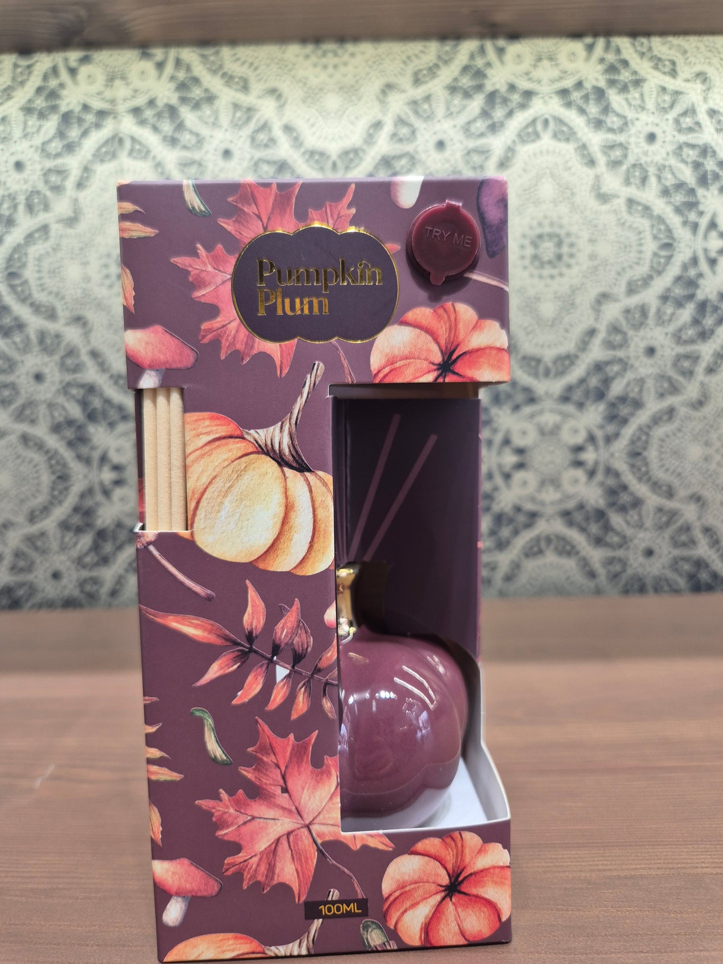 Mikado de calabaza y ciruela