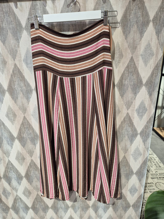 Falda de rayas