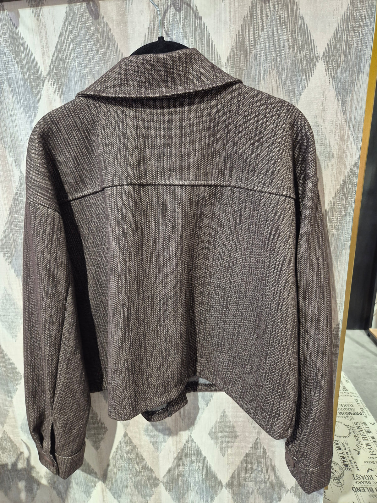 Cropped shacket