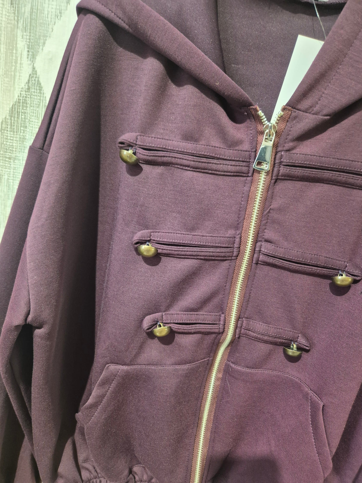 Chaqueta napoleón con capucha