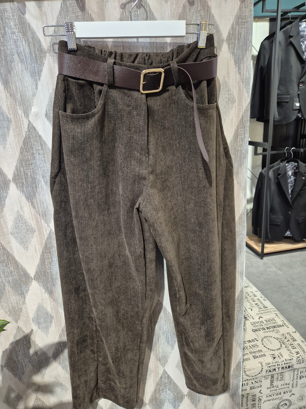 Pantalón paperbag