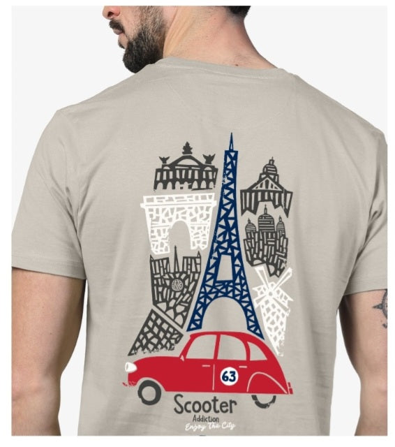 Camiseta Paris Bike Scooter