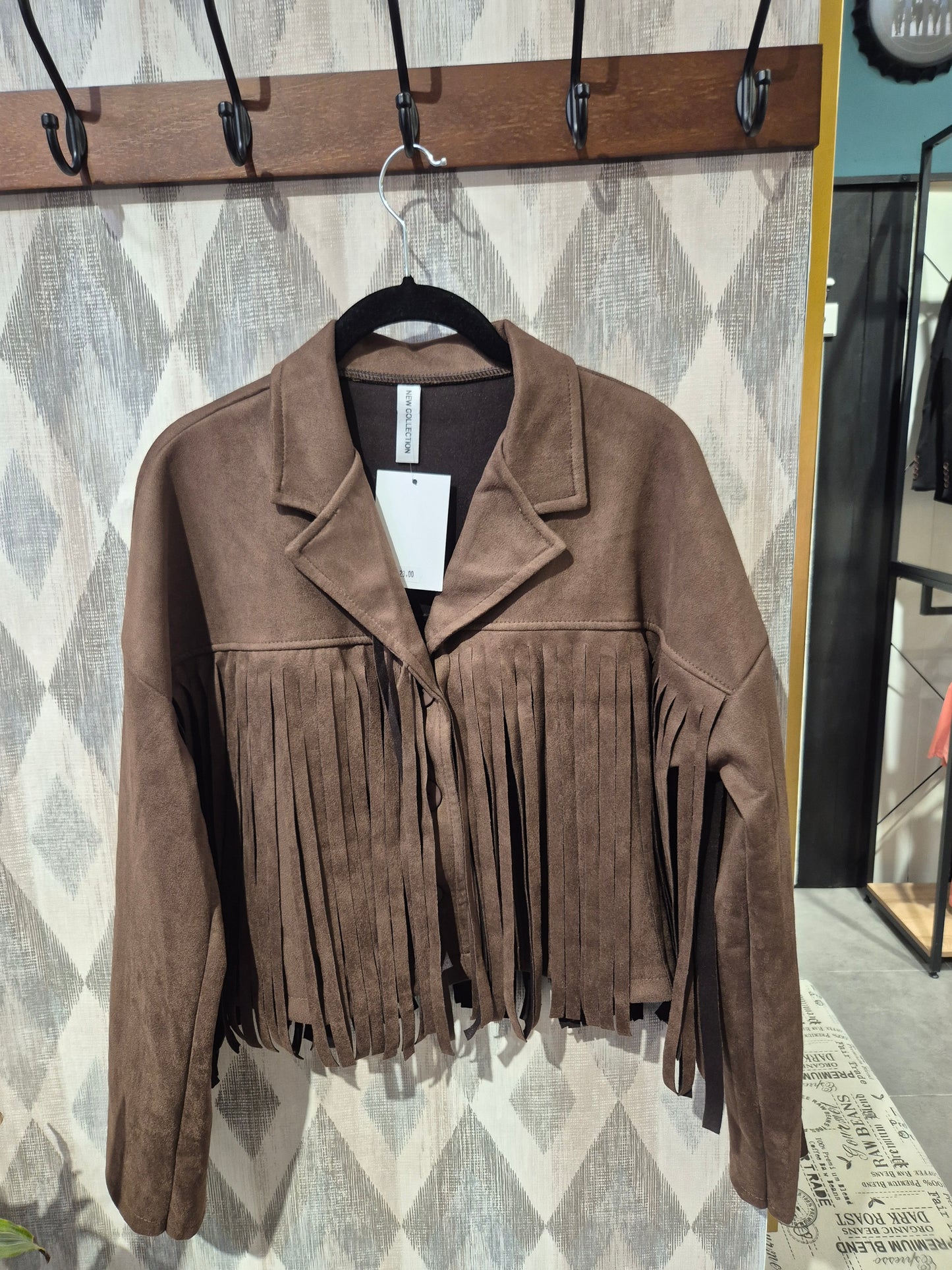 Chaqueta flecos