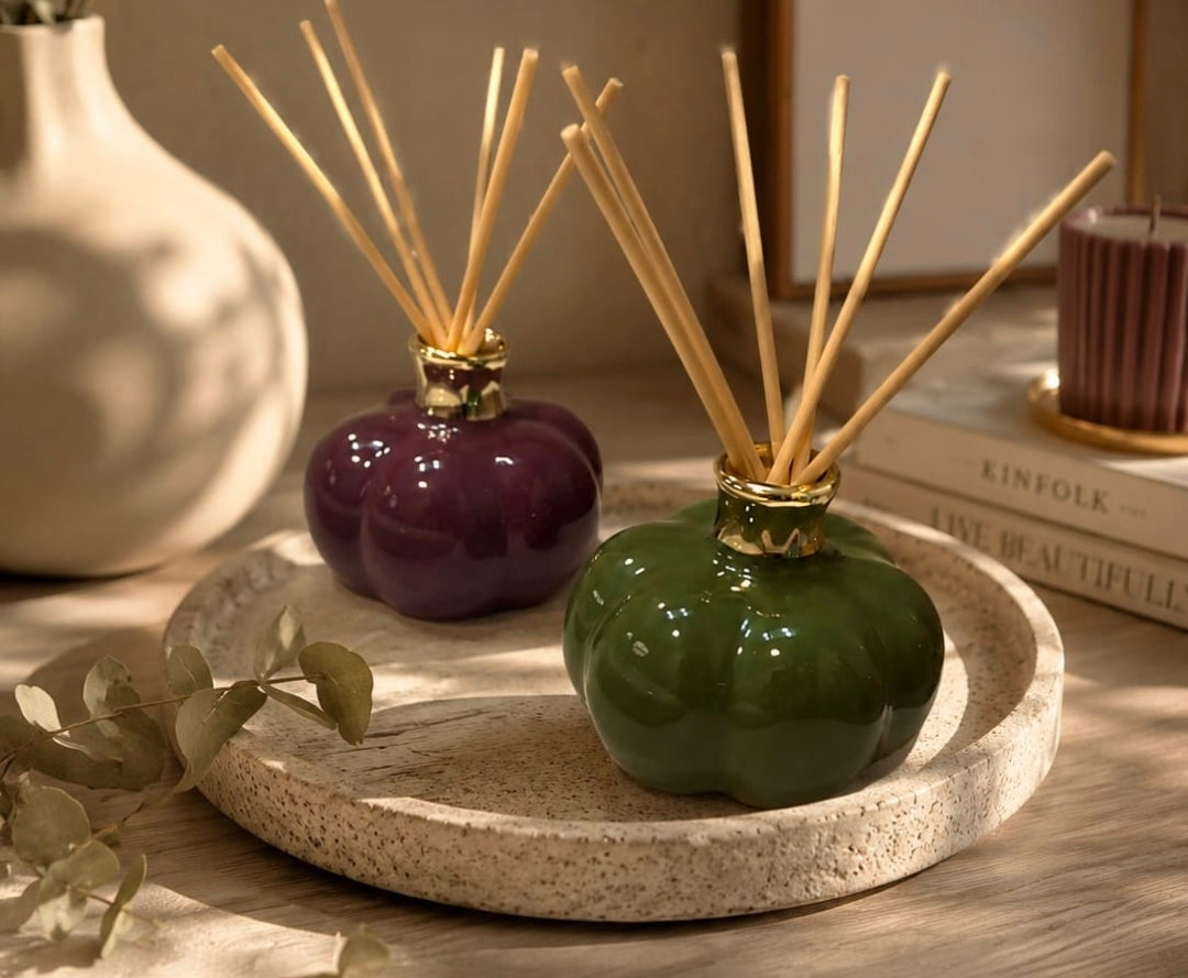 Mikado de calabaza y salvia