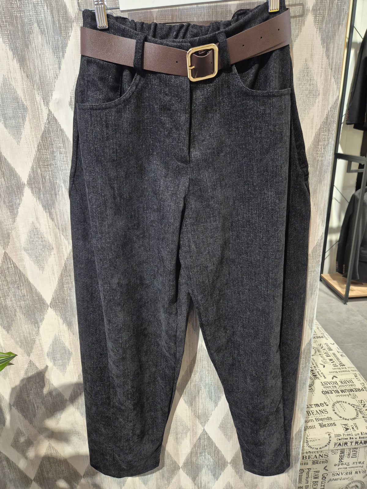 Pantalón paperbag