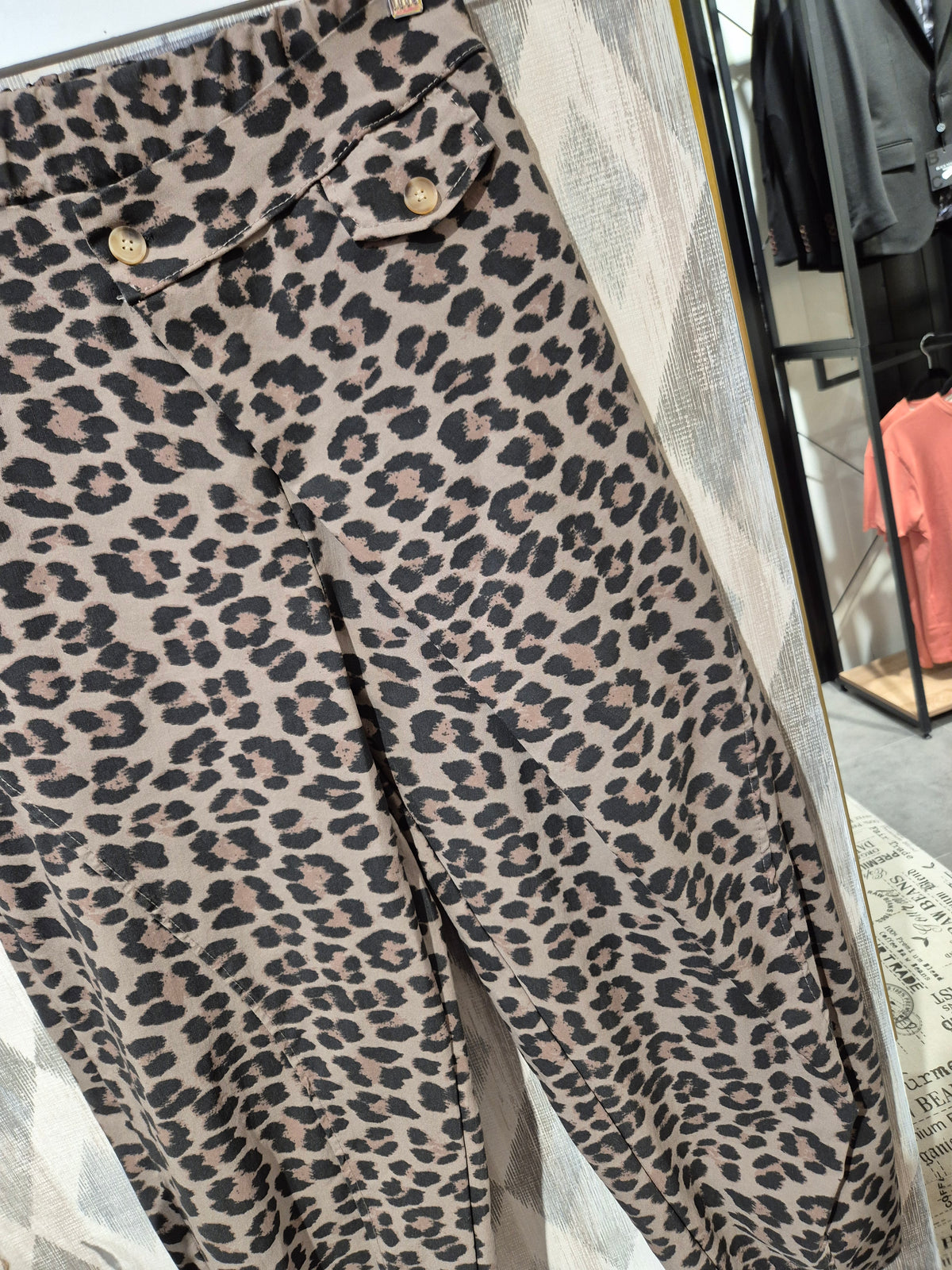 Pantalón ballon print