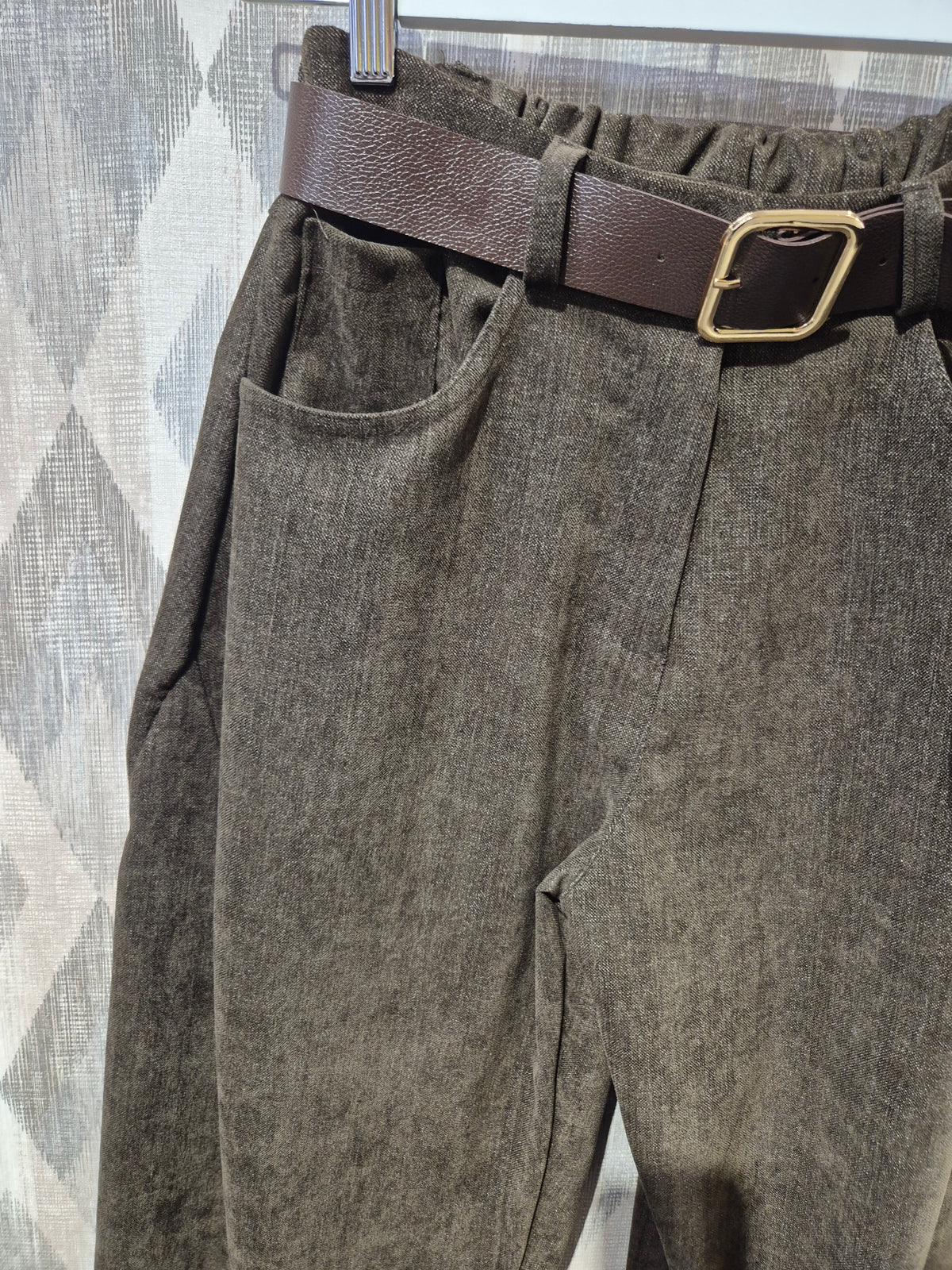 Pantalón paperbag
