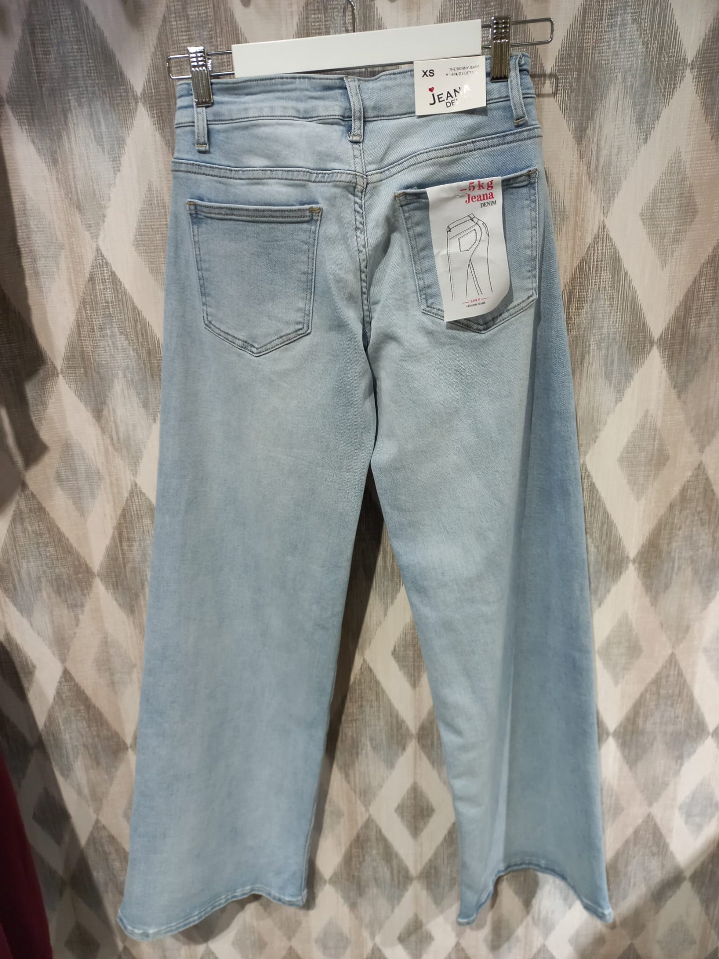 Jeans Wide leg Tiro bajo