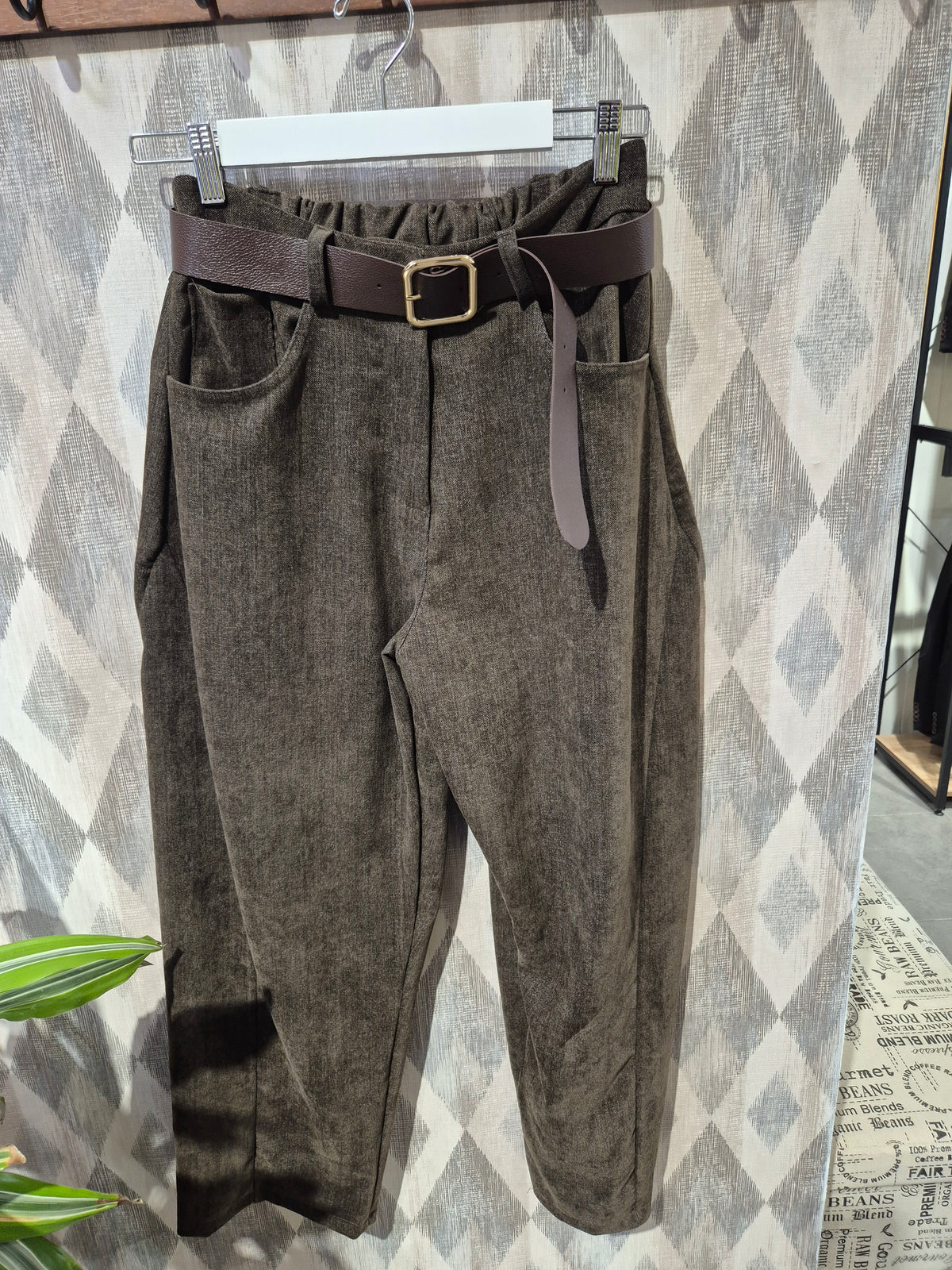 Pantalón paperbag