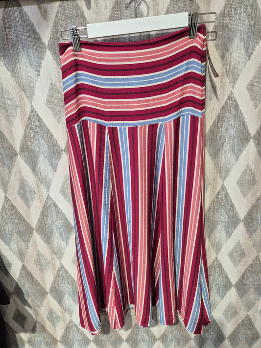 Falda de rayas