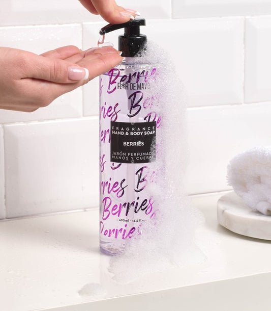 Hand & Body Soap Berries Fragrance,490ml